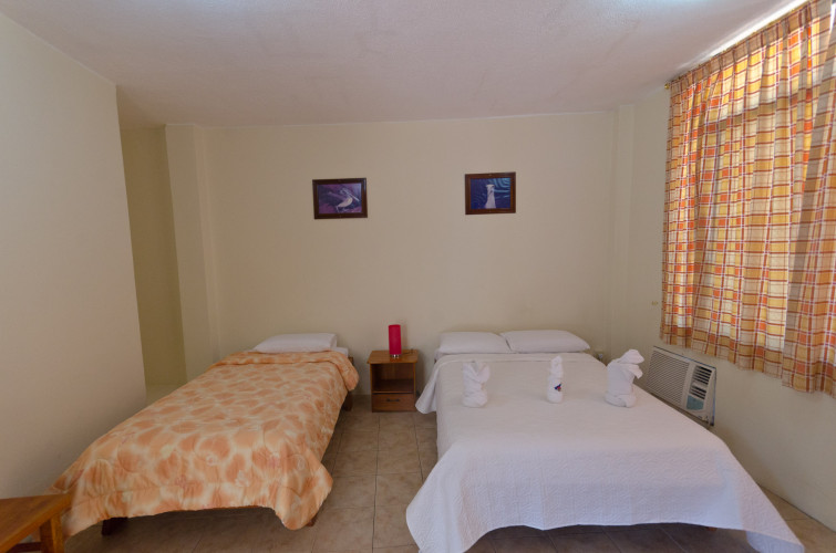 Typical Double Room in the Galapagos Islands