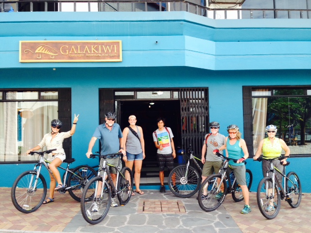Biking on a Galakiwi Tour