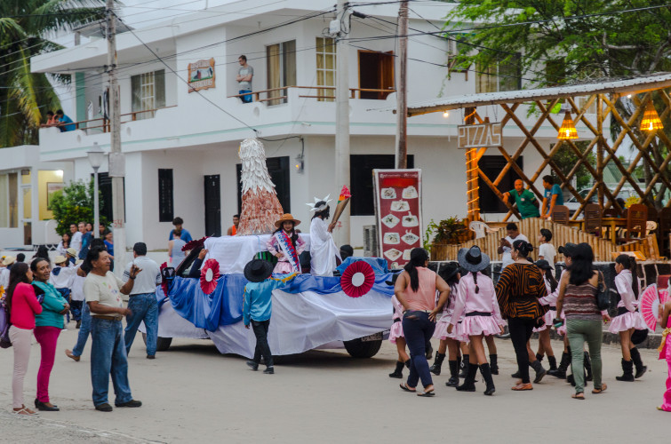 School Parade on Isabela Island