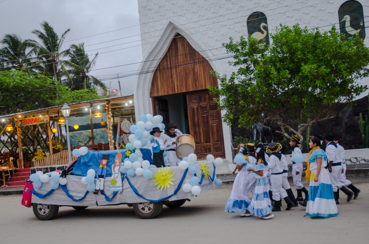 Uruguay Float at the School Parade