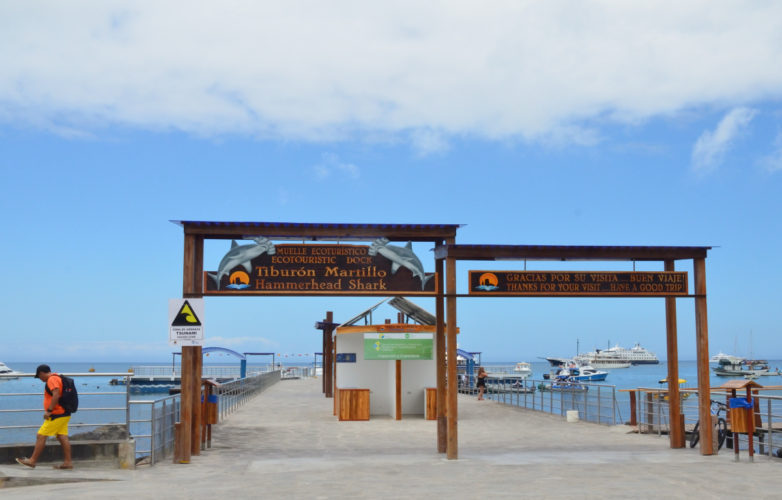 Pier at San Cristobal for Ferry Boats