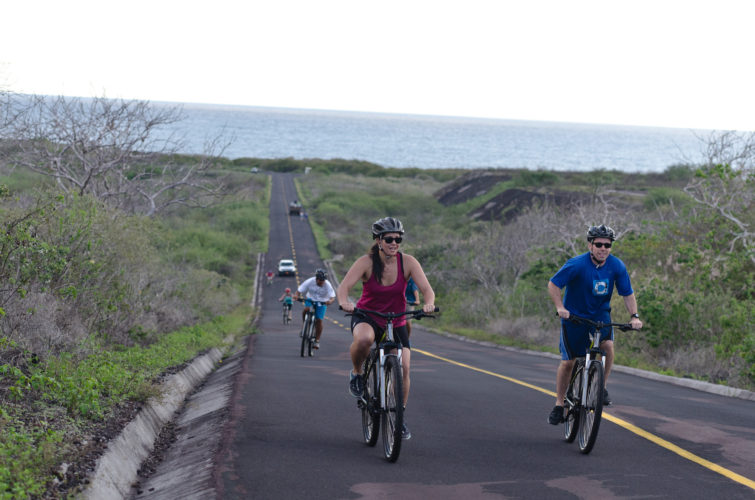 Cycling for Sea Lions in the Galapagos!