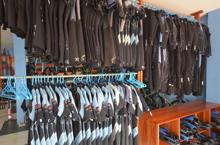 Wetsuits for rent in the Galapagos