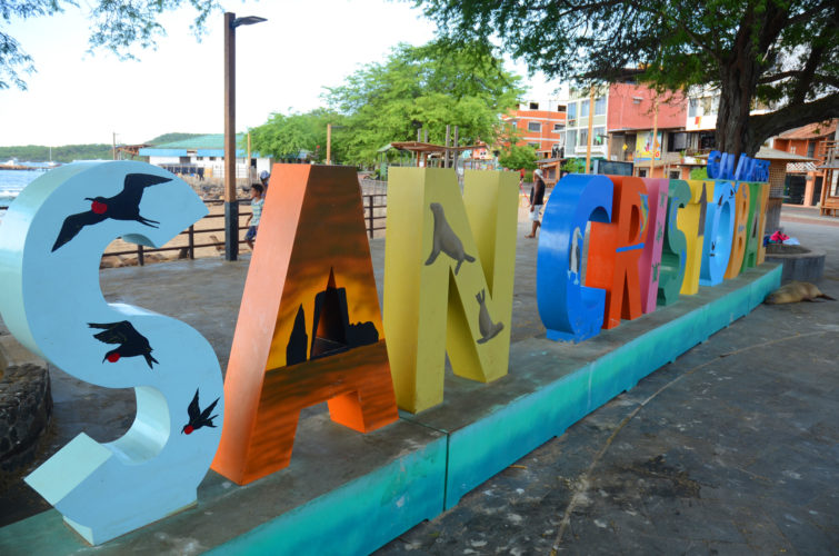 Street Art Installation - Sign in San Cristobal